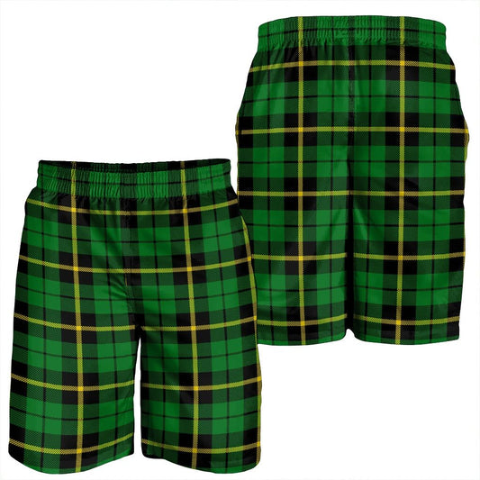 Wallace Hunting Green Tartan Plaid Men's Shorts