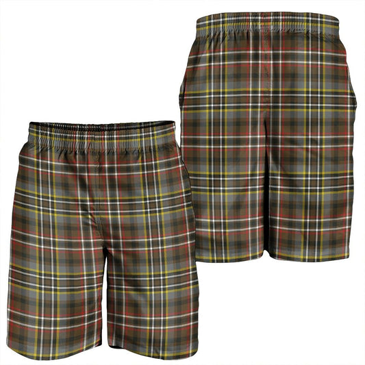 Scott Green Weathered Tartan Plaid Men's Shorts