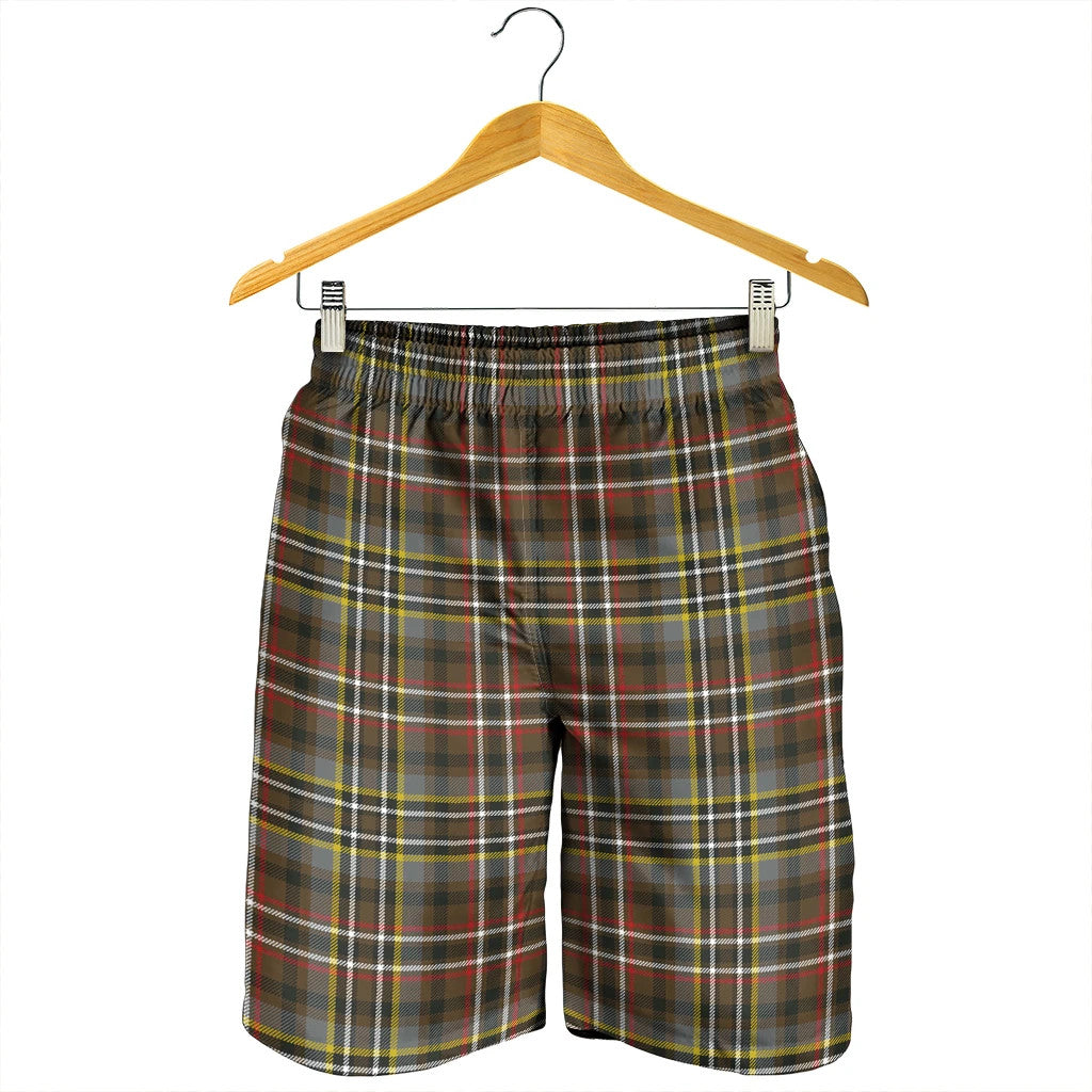 Scott Green Weathered Tartan Plaid Men's Shorts