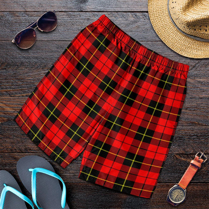 Wallace Hunting Red Tartan Plaid Men's Shorts