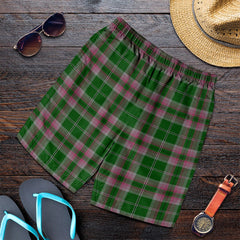 Gray Hunting Tartan Plaid Men's Shorts