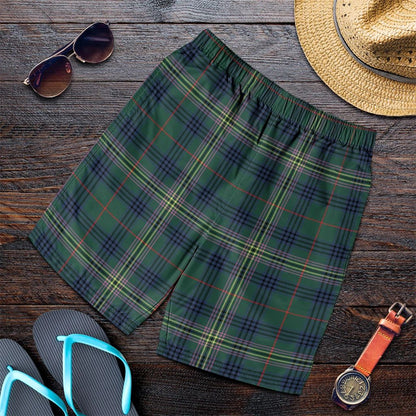 Kennedy Modern Tartan Plaid Men's Shorts