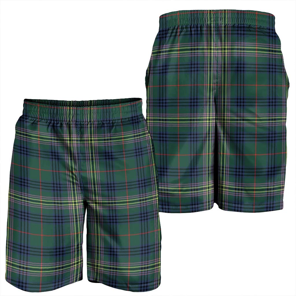 Kennedy Modern Tartan Plaid Men's Shorts