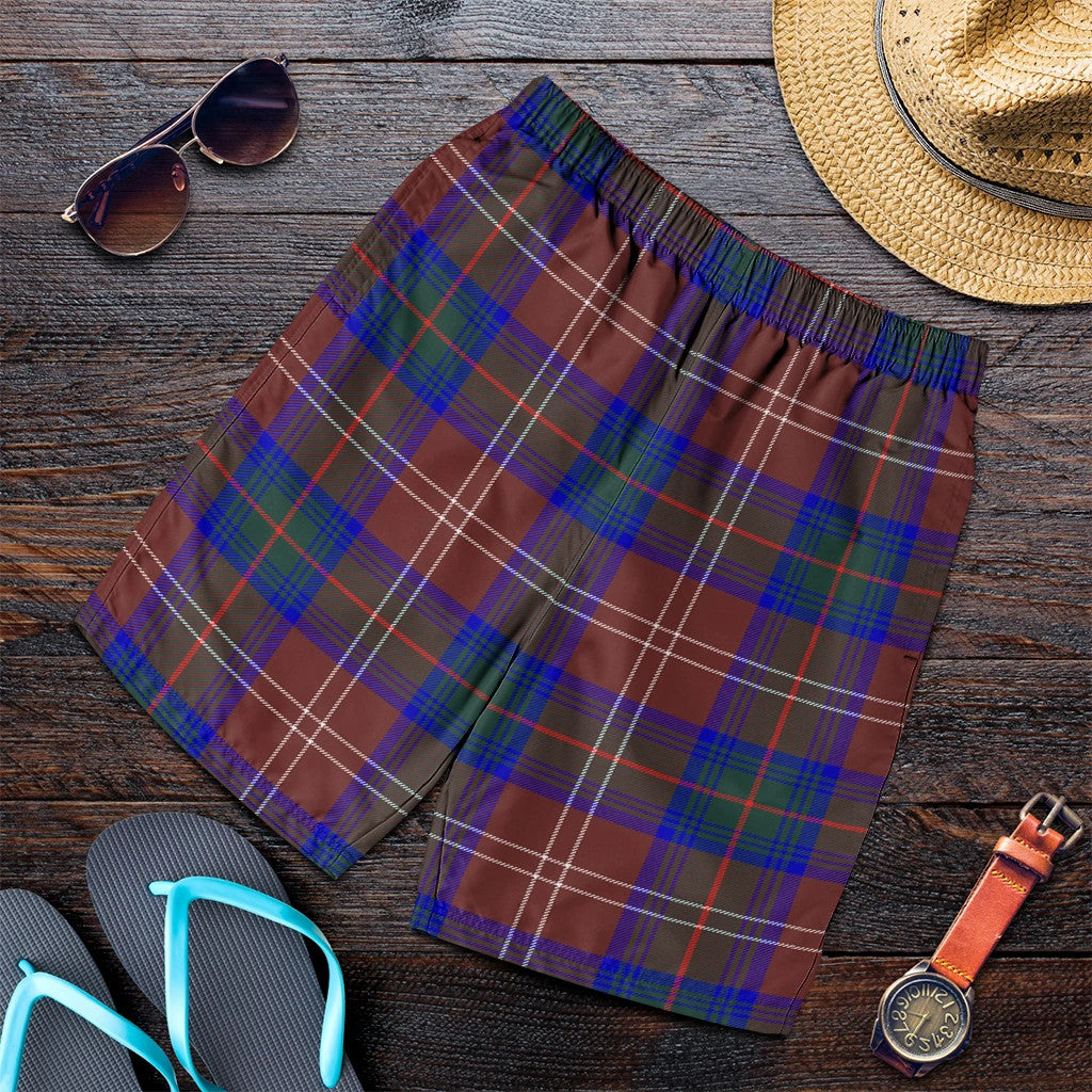 Chisholm Hunting Modern Tartan Plaid Men's Shorts