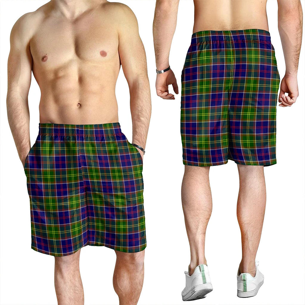 Ayrshire District Tartan Plaid Men's Shorts