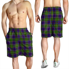 Ayrshire District Tartan Plaid Men's Shorts