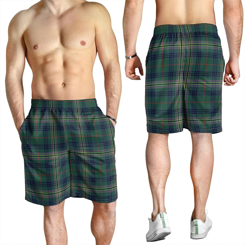 Kennedy Modern Tartan Plaid Men's Shorts