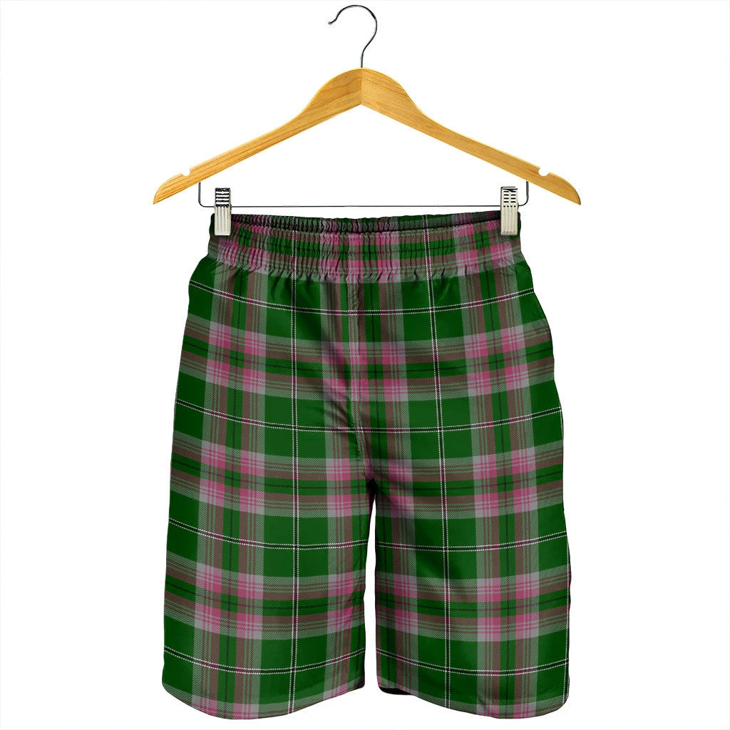 Gray Hunting Tartan Plaid Men's Shorts