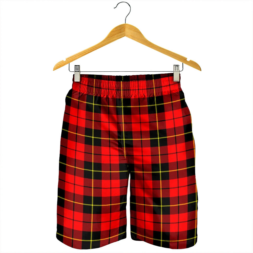 Wallace Hunting Red Tartan Plaid Men's Shorts