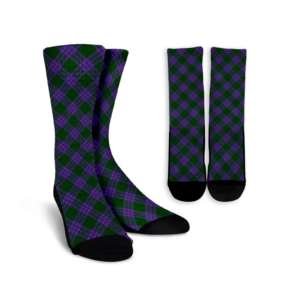 Elphinstone Tartan Plaid Crew Socks