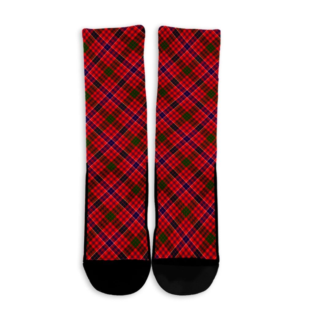 MacRae Modern Tartan Plaid Crew Socks