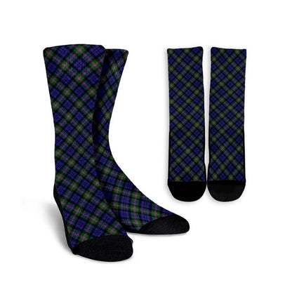 Baird Modern Tartan Plaid Crew Socks