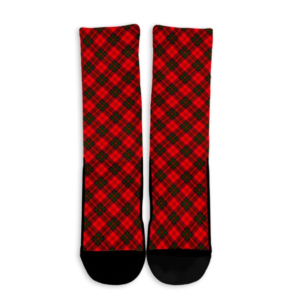 Grant Modern Tartan Plaid Crew Socks