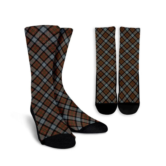 MacLaren Weathered Tartan Plaid Crew Socks