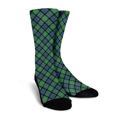 MacThomas Ancient Tartan Plaid Crew Socks