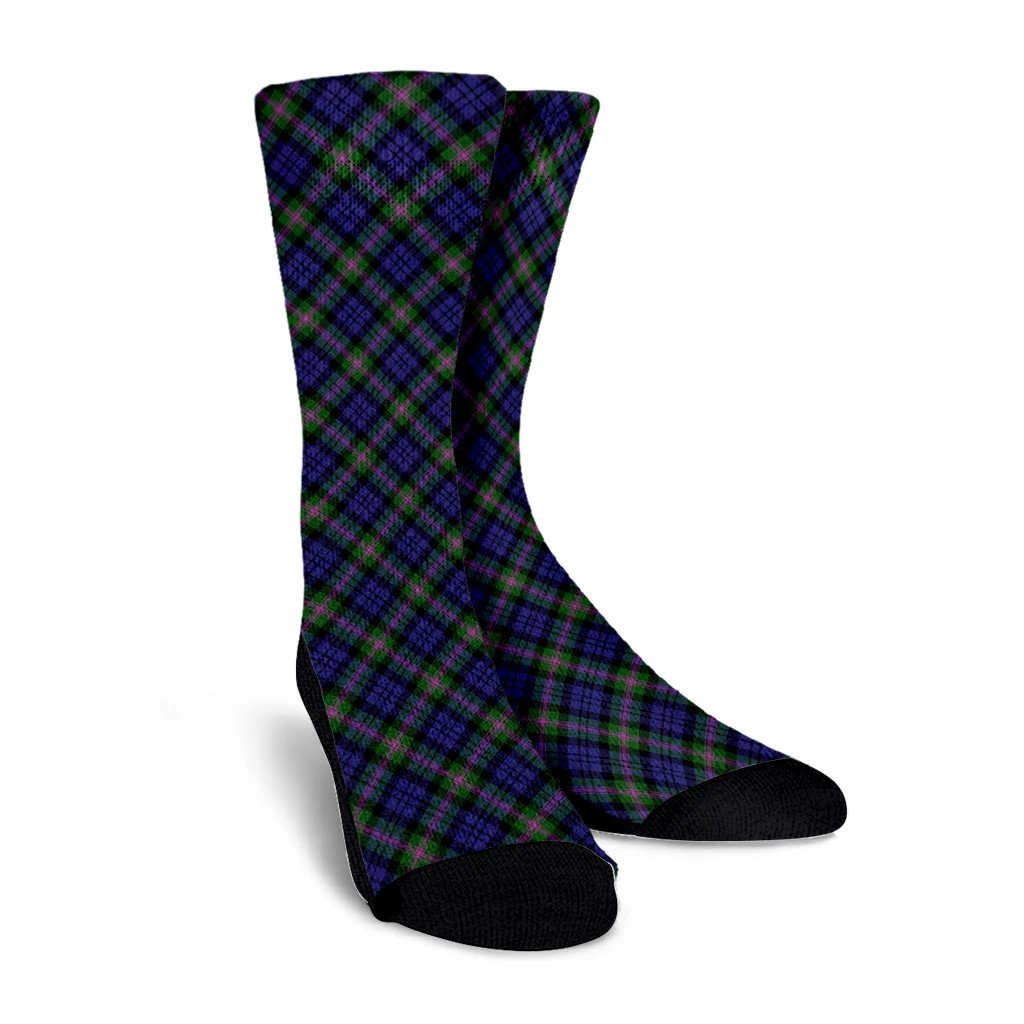 Baird Modern Tartan Plaid Crew Socks