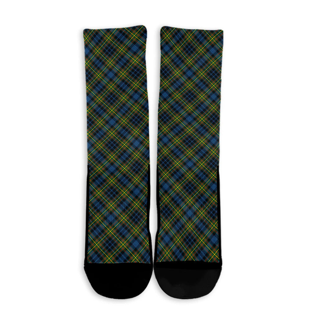 MacLellan Ancient Tartan Plaid Crew Socks