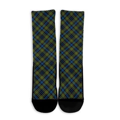 MacLellan Ancient Tartan Plaid Crew Socks