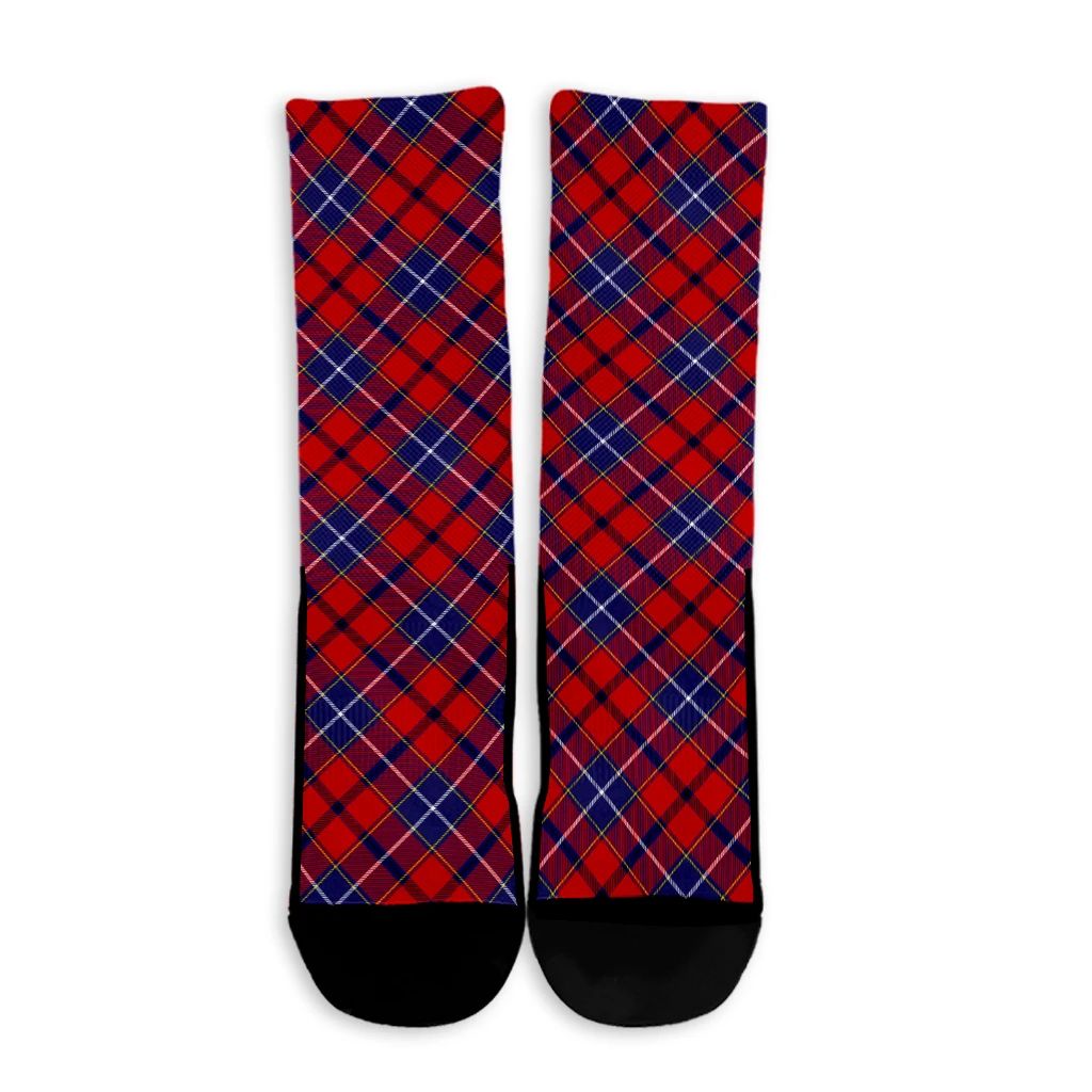 Wishart Dress Tartan Plaid Crew Socks