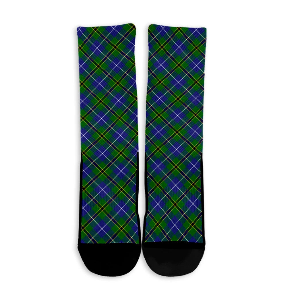 Turnbull Hunting Tartan Plaid Crew Socks