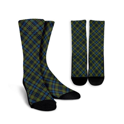 MacLellan Ancient Tartan Plaid Crew Socks