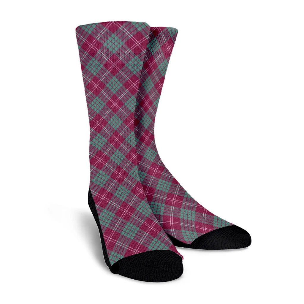 Crawford Ancient Tartan Plaid Crew Socks