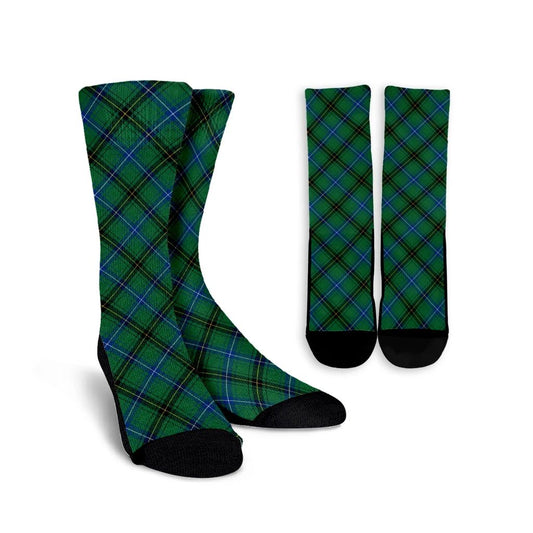 Henderson Ancient Tartan Plaid Crew Socks