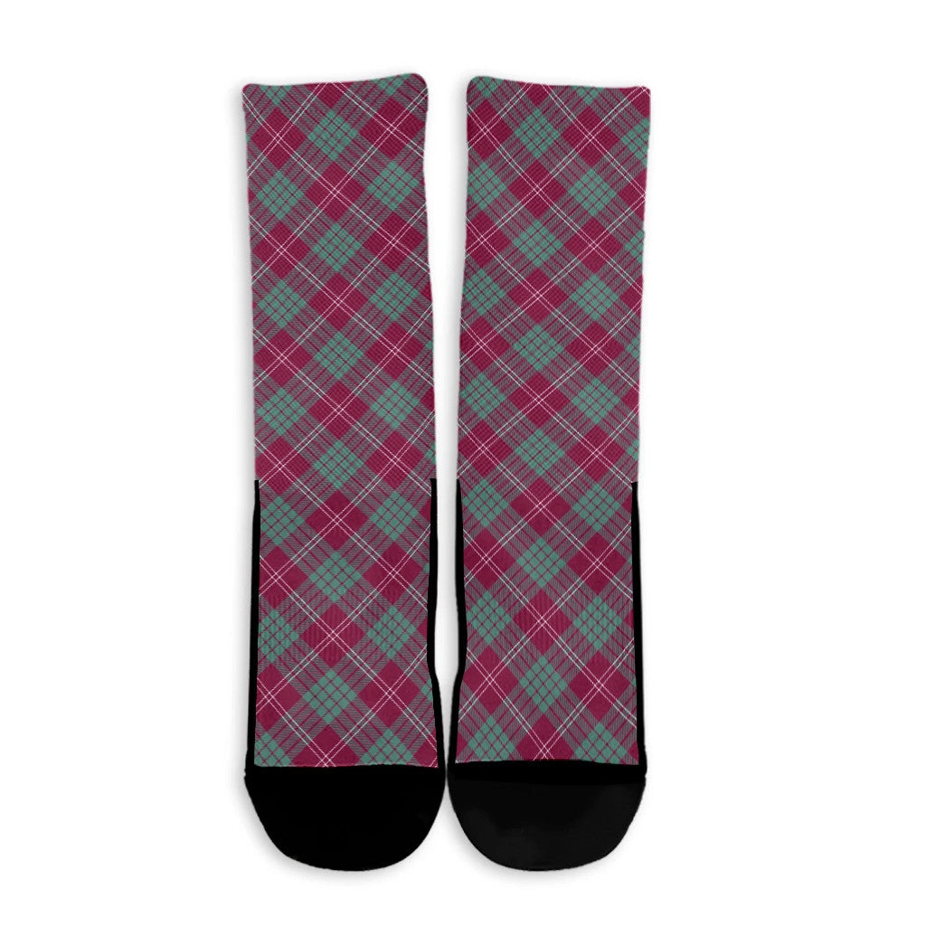 Crawford Ancient Tartan Plaid Crew Socks