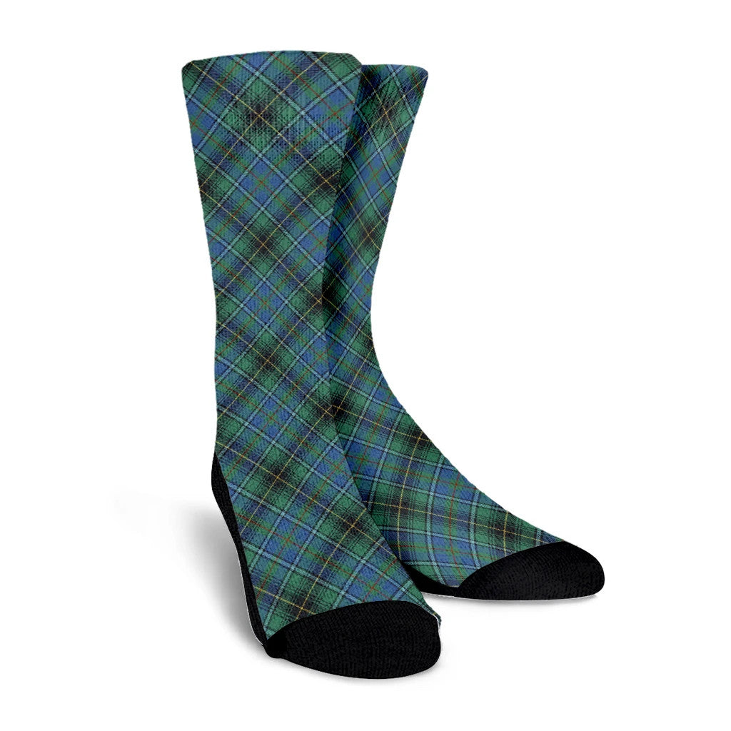 MacInnes Ancient Tartan Plaid Crew Socks