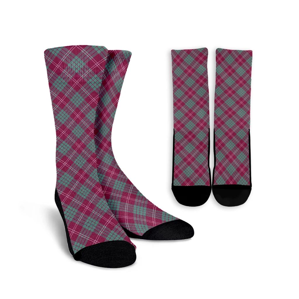 Crawford Ancient Tartan Plaid Crew Socks