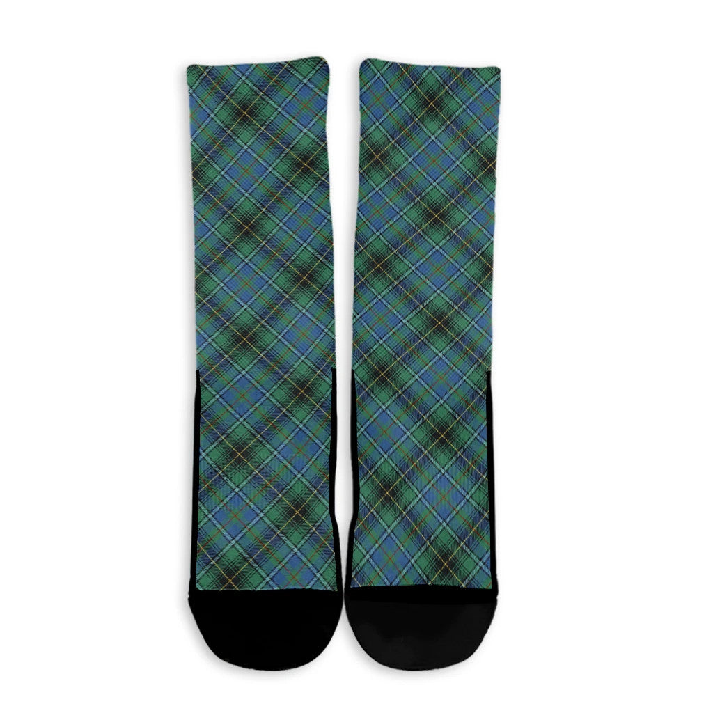 MacInnes Ancient Tartan Plaid Crew Socks