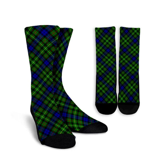 Rollo Modern Tartan Plaid Crew Socks