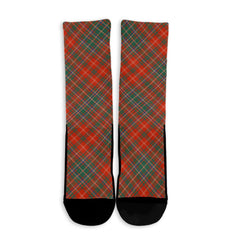 MacDougall Ancient Tartan Plaid Crew Socks