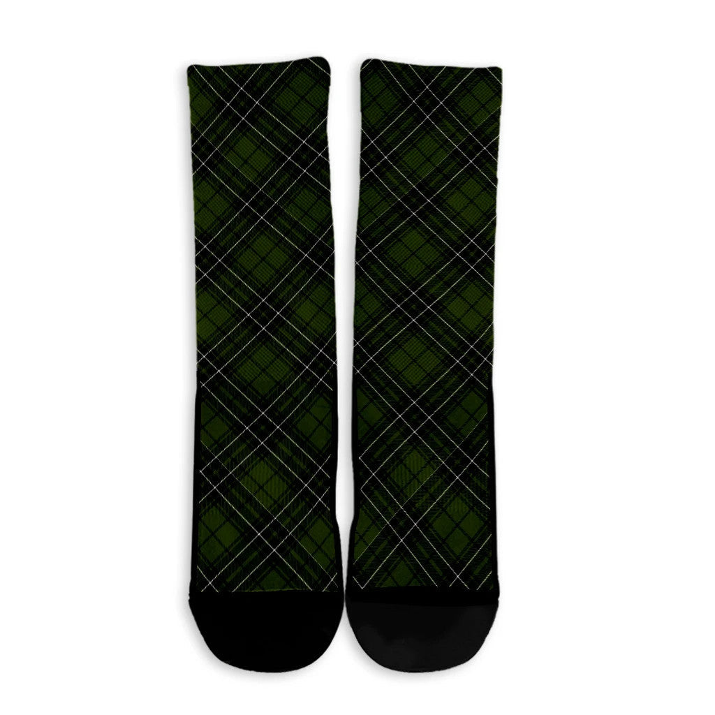 MacLean Hunting Tartan Plaid Crew Socks