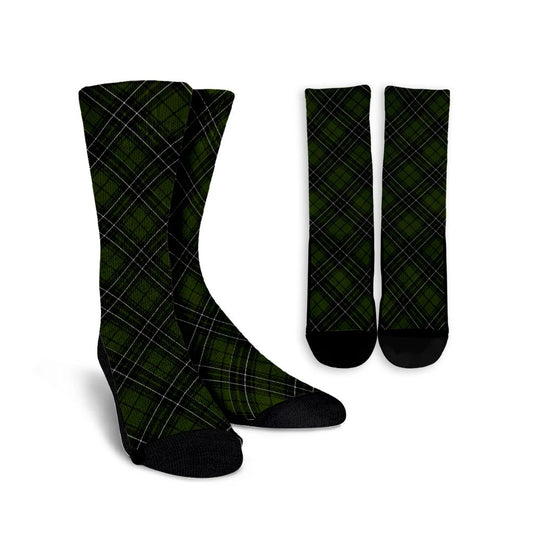 MacLean Hunting Tartan Plaid Crew Socks