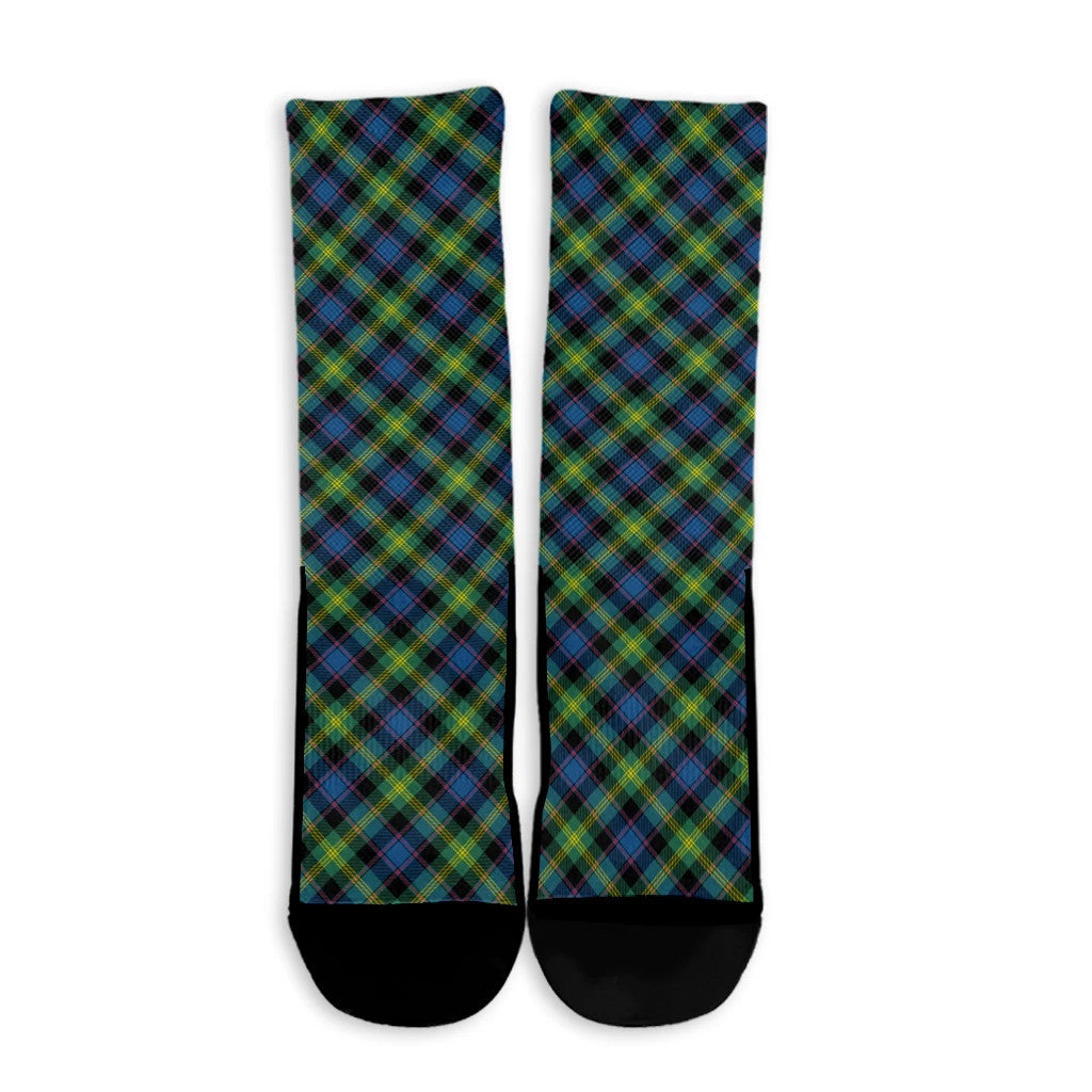 Watson Ancient Tartan Plaid Crew Socks