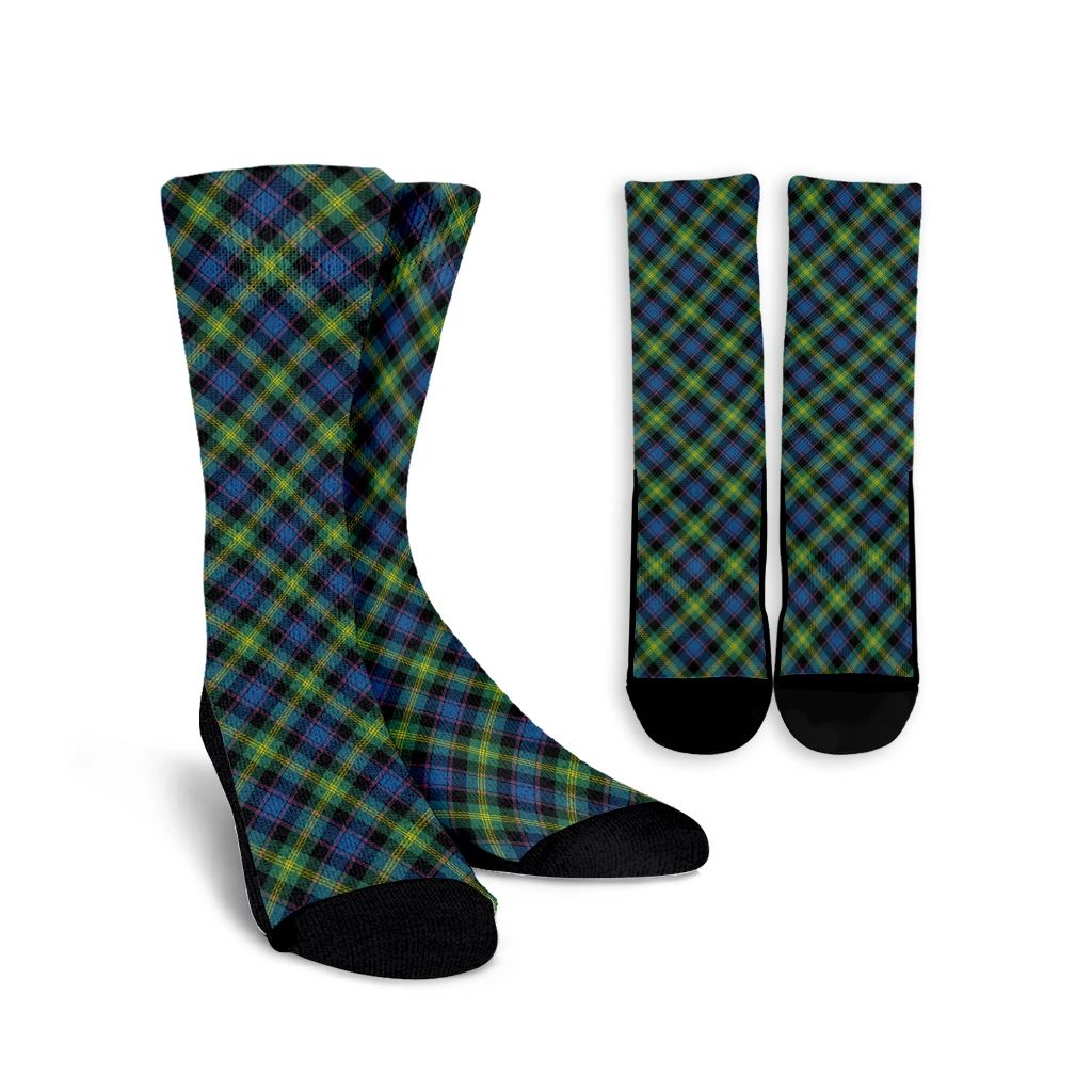 Watson Ancient Tartan Plaid Crew Socks