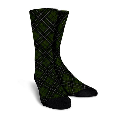 MacLean Hunting Tartan Plaid Crew Socks