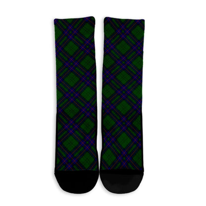 Lockhart Modern Tartan Plaid Crew Socks