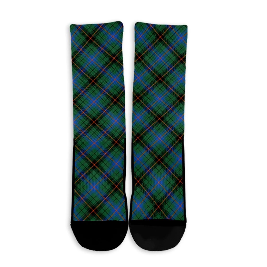 Davidson Ancient Tartan Plaid Crew Socks