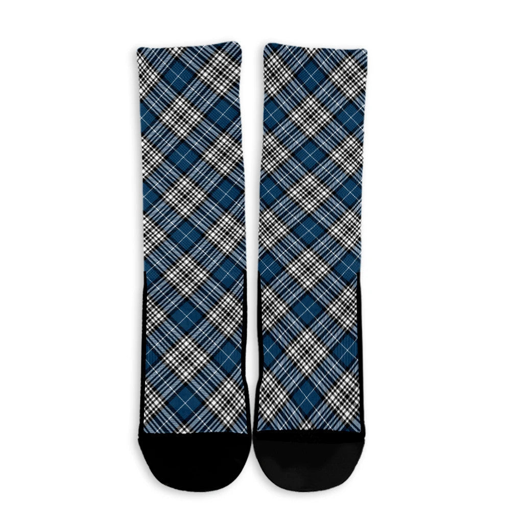 Napier Modern Tartan Plaid Crew Socks