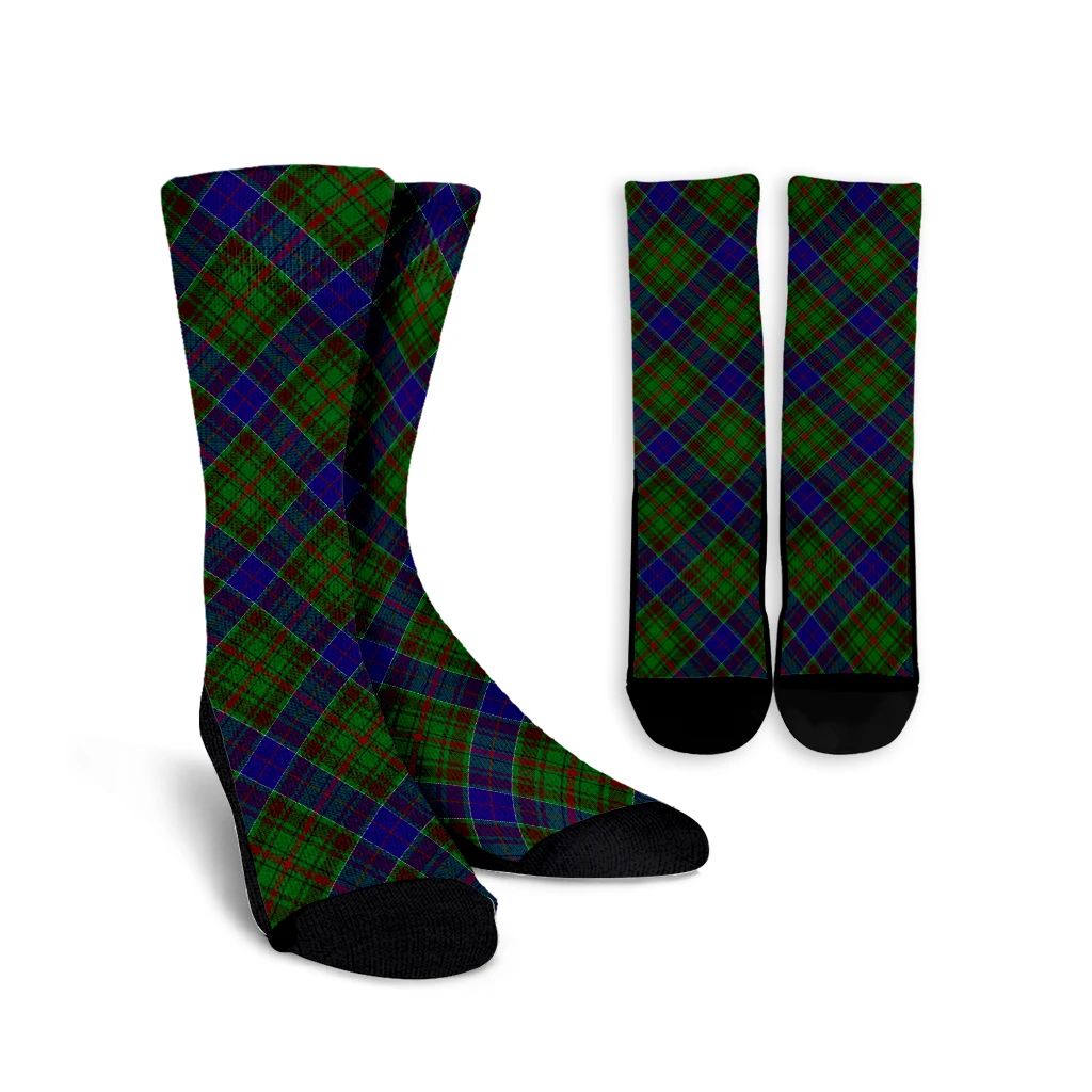 Adam Tartan Plaid Crew Socks