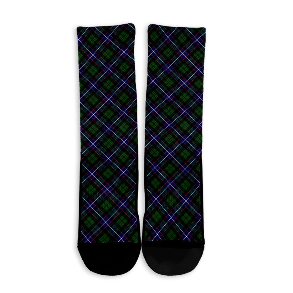 Galbraith Modern Tartan Plaid Crew Socks