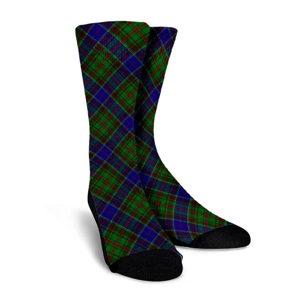 Adam Tartan Plaid Crew Socks