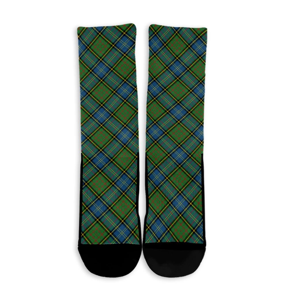 MacMillan Hunting Ancient Tartan Plaid Crew Socks