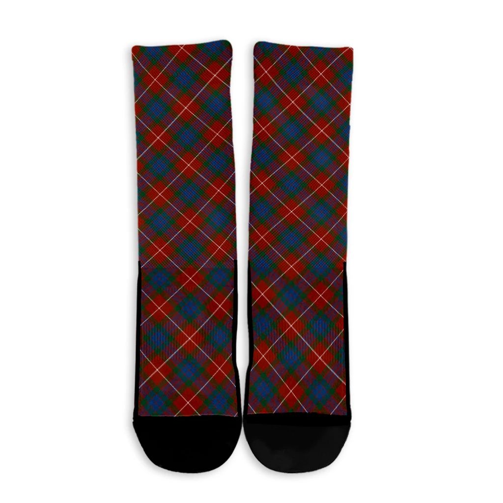 Fraser Ancient Tartan Plaid Crew Socks