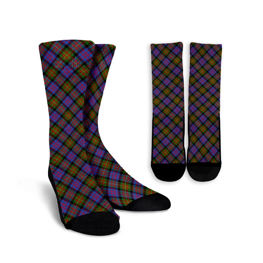 Carnegie Ancient Tartan Plaid Crew Socks