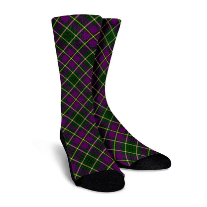 Taylor Tartan Plaid Crew Socks