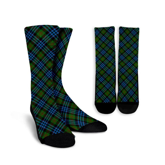 Newlands of Lauriston Tartan Plaid Crew Socks