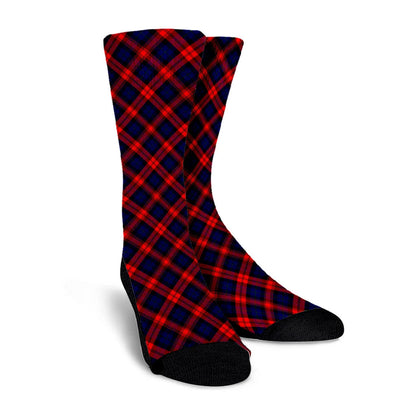 MacLachlan Modern Tartan Plaid Crew Socks